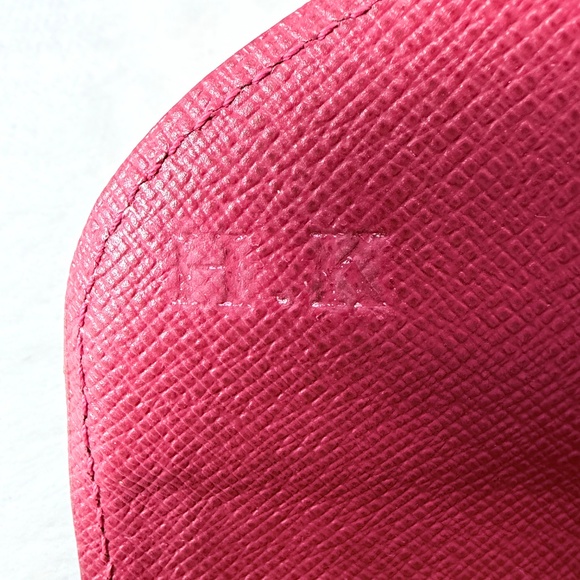 Louis Vuitton Caissa Wallet Damier Ebene Red Interior - Picture 3 of 10